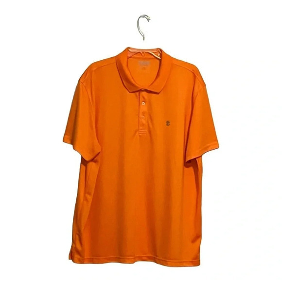 IZOD GOLF SWING FLEX POLO SHIRT ORANGE WICKING SHORT SLEEVE MEN'S SIZE‎ X… - Picture 1 of 8
